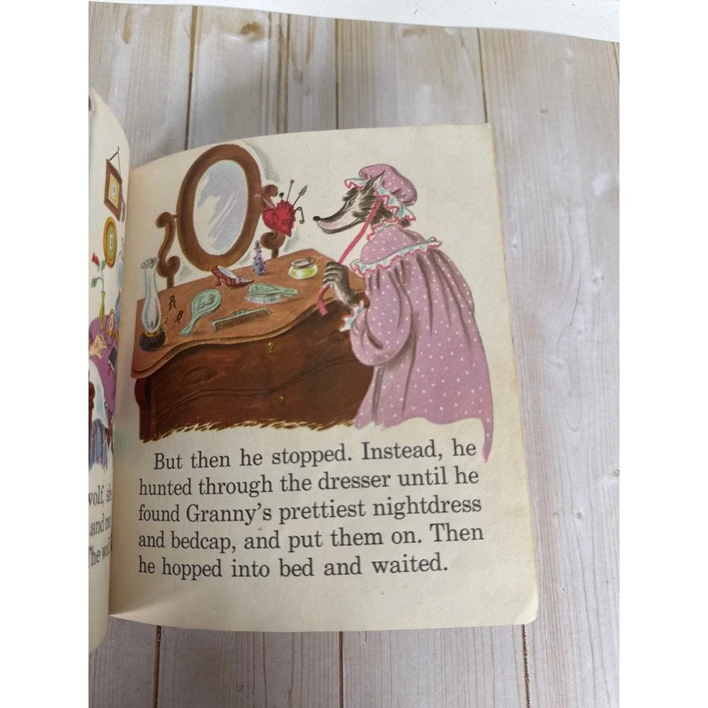 Whitman Tell-A-Tale Lot 4 HC Three Bears Pigs Red Hen Hood Vintage